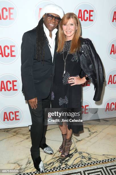 Niles Rodgers and Nicole Miller attend the 2017 ACE Gala at Capitale on May 23, 2017 in New York City.