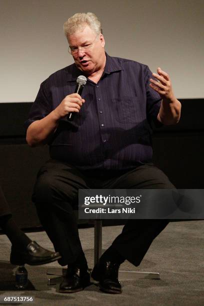 Re-recording mixer Tom Fleischman on stage during the Academy of Motion Picture Arts and Sciences Presentation "We'll Fix it in the Mix: An Evening...