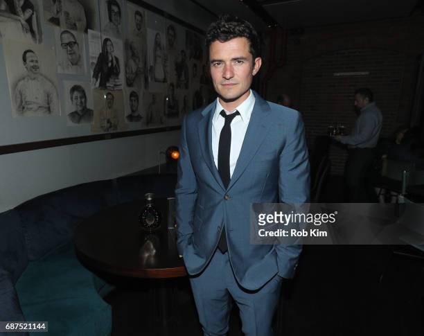 Orlando Bloom attends the afterparty for "Pirates of The Caribbean: Dead Men Tell No Tales" presented by Remy Martin at the Chef's Club on May 23,...