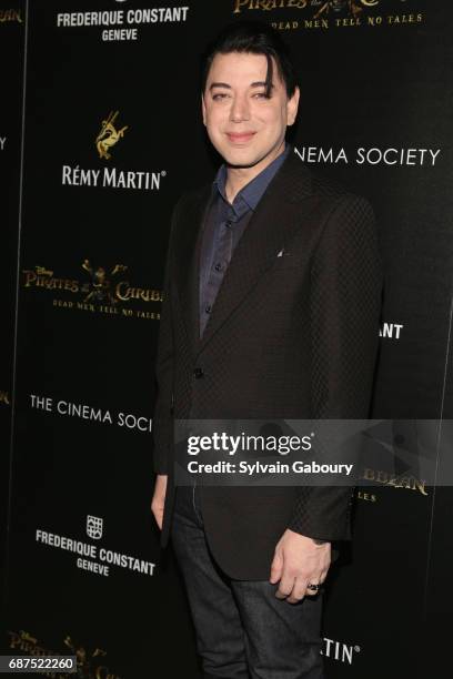 Malan Breton attends The Cinema Society with Remy Martin & Frederique Constant host a screening of "Pirates of the Caribbean: Dead Men Tell No Tales"...
