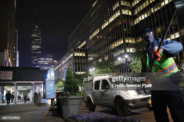 New York's Empire Sate Building went dark on Tuesday night in observance of the victims of a terrorist attack in the English city of Manchester on...