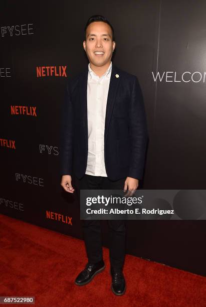 Executive Producer Alan Yang attends the Netflix Comedy Panel For Your Consideration Event at Netflix FYSee Space on May 23, 2017 in Beverly Hills,...