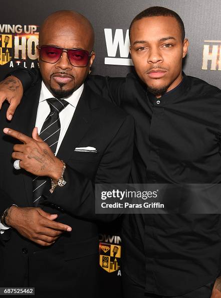 Producer Jermaine Dupri and rapper/actor Shad Moss attends