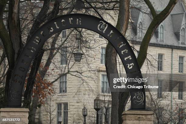 Northwestern University campus in Evanston.