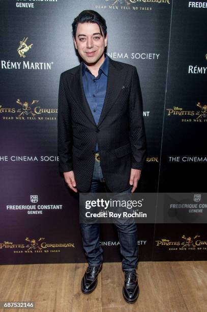 Actor Malan Breton attends The Cinema Society host a screening of "Pirates Of The Caribbean: Dead Men Tell No Tales" at Crosby Street Hotel on May...