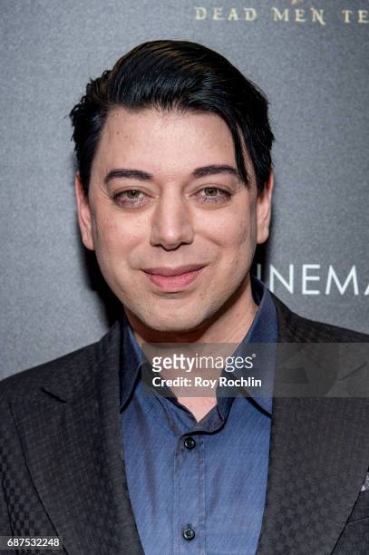 Actor Malan Breton attends The Cinema Society host a screening of "Pirates Of The Caribbean: Dead Men Tell No Tales" at Crosby Street Hotel on May...