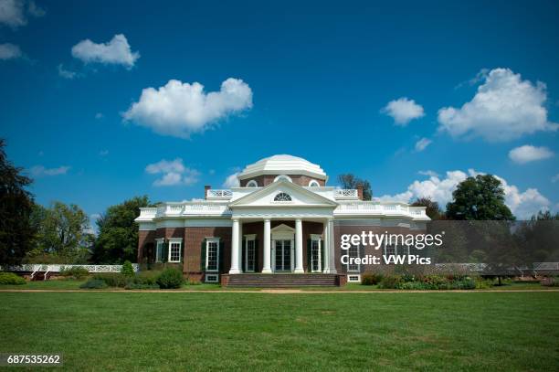 Thomas Jefferson's Monticello in Charlottesville VA.