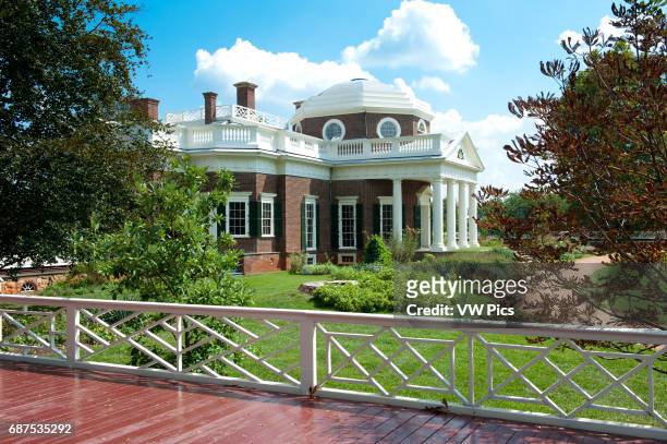 Thomas Jefferson's Monticello in Charlottesville VA.