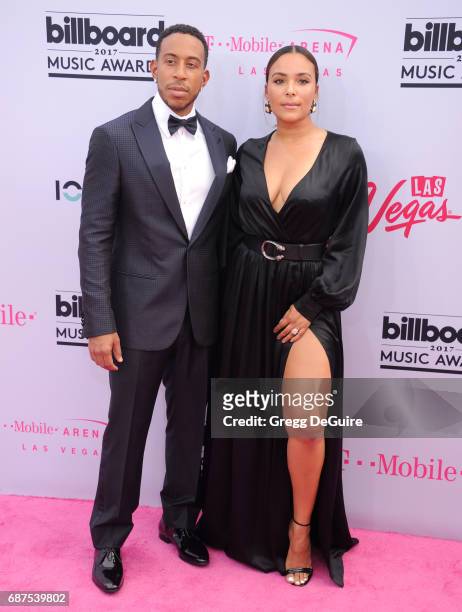 Ludacris and Eudoxie Mbouguiengue arrive at the 2017 Billboard Music Awards at T-Mobile Arena on May 21, 2017 in Las Vegas, Nevada.