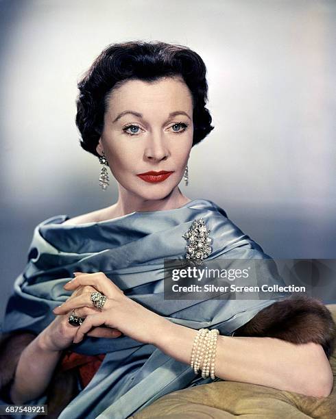 English actress Vivien Leigh , circa 1955.