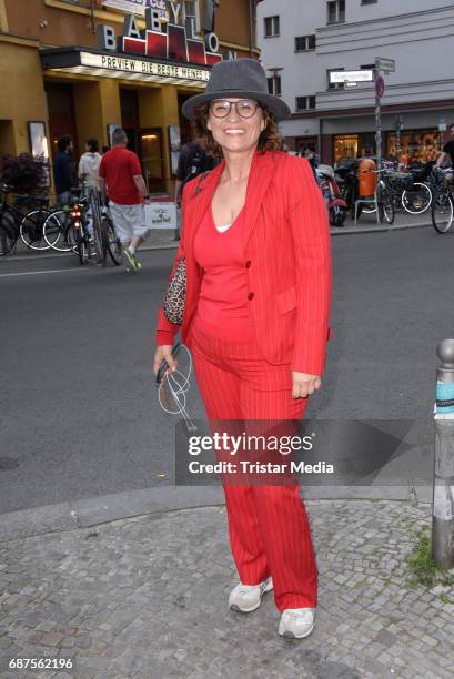 Actress Gabrielle Scharnitzky attends the 'Babylon, Die Reste meines Lebens' Cinema Tour on May 23, 2017 in Berlin, Germany.