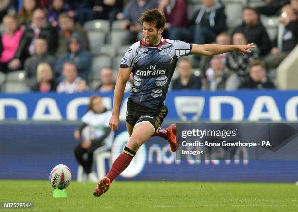 Warrington Wolves Stefan Ratchford during day one of the Betfred Super League Magic Weekend at St James' Park, Newcastle.