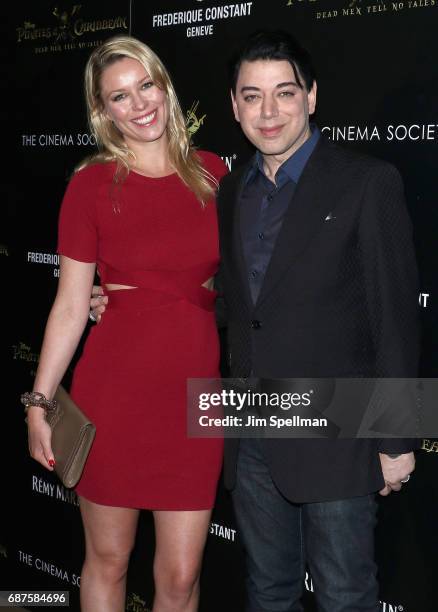 Actress Kiera Chaplin and Designer Malan Breton attend the screening of "Pirates Of The Caribbean: Dead Men Tell No Tales" hosted by The Cinema...