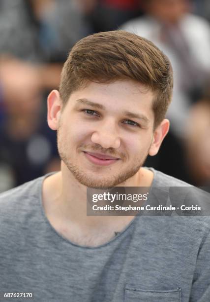 Director Kantemir Balagov attends "Tesnota - Une Vie A L'Etroit" photocall during the 70th annual Cannes Film Festival at Palais des Festivals on May...