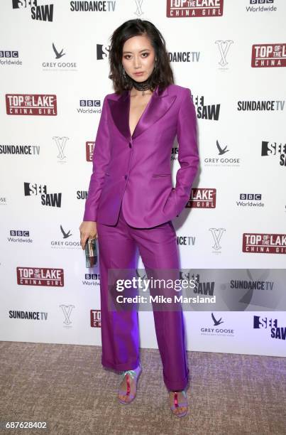 Betty Bachz attends Top Of The Lake: China Girl - VIP Reception during the 70th annual Cannes Film Festival at Five Seas Hotel on May 23, 2017 in...