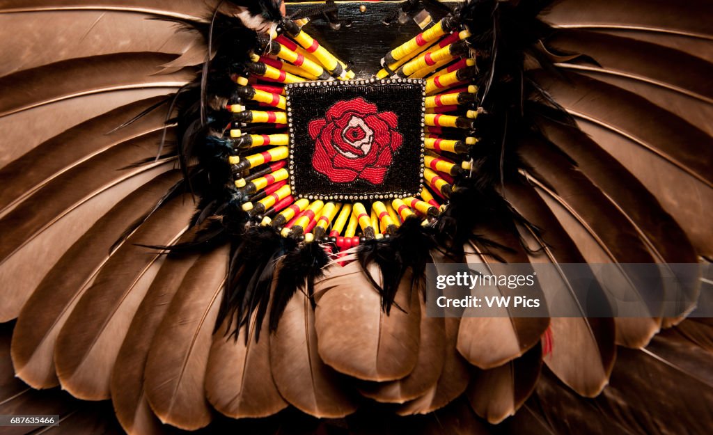 Traditional headdress of Lumbee regalia