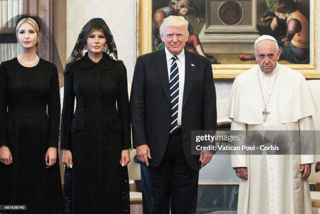 Pope Francis Meets USA President Donald Trump
