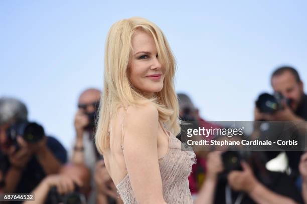 Nicole Kidman attends "The Beguiled" photocall during the 70th annual Cannes Film Festival at Palais des Festivals on May 24, 2017 in Cannes, France.