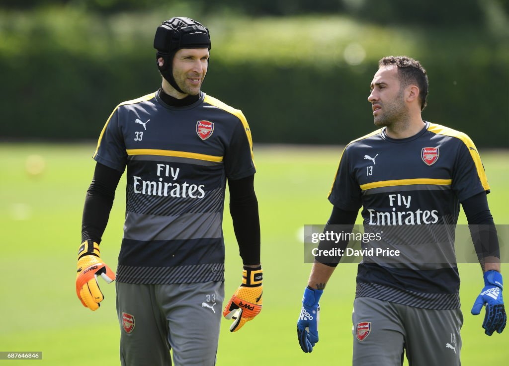 Arsenal Training Session and Press Conference