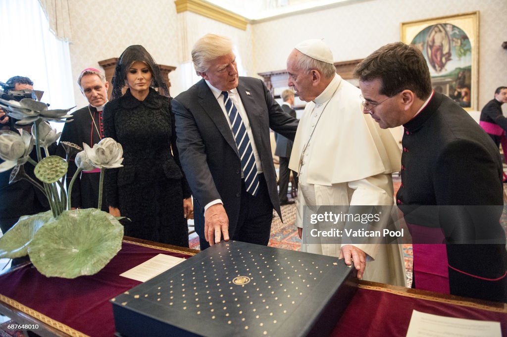 Pope Francis Meets USA President Donald Trump