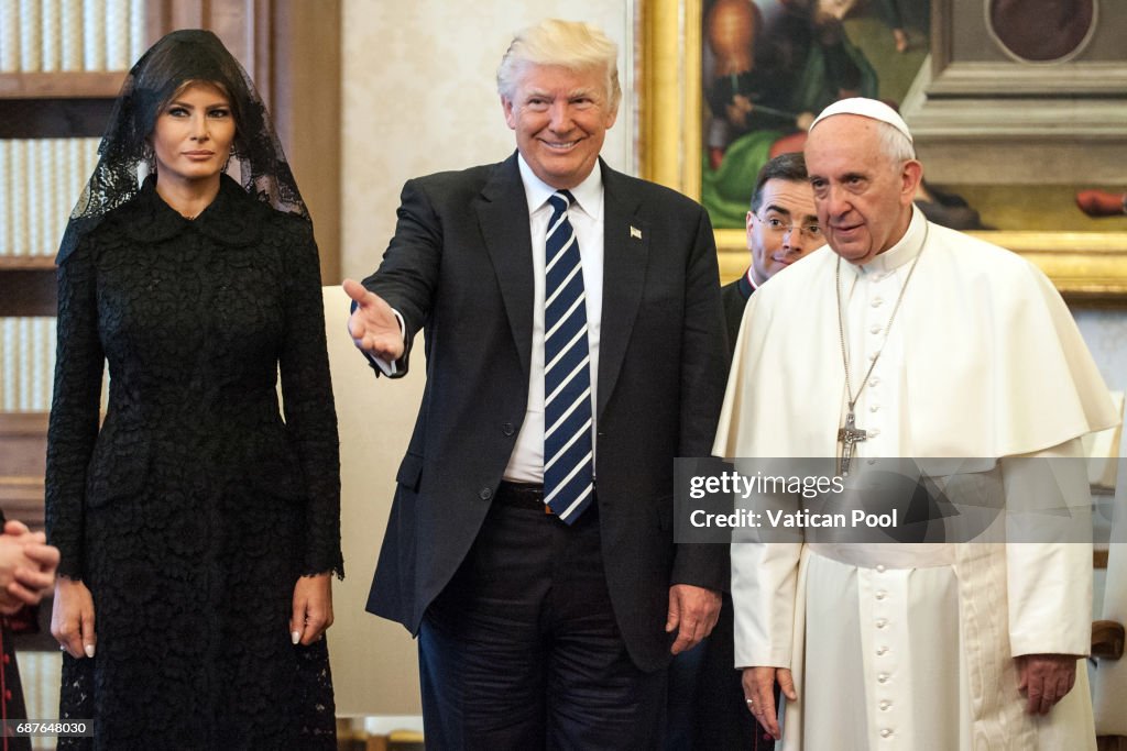 Pope Francis Meets USA President Donald Trump