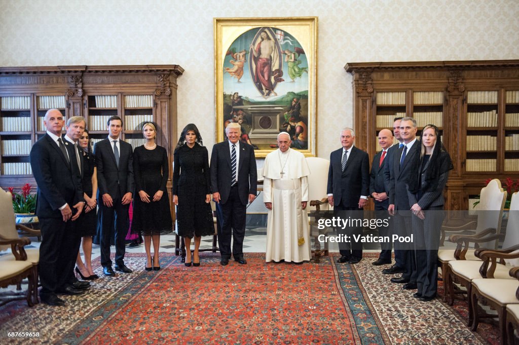 Pope Francis Meets USA President Donald Trump