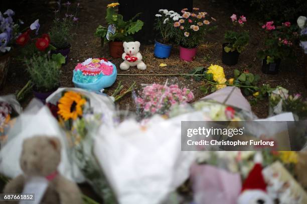 Flowers lay in the centre of the Lancashire village of Tarleton, the home village of Georgina Callander and Saffie Rose Roussos who killed in the...