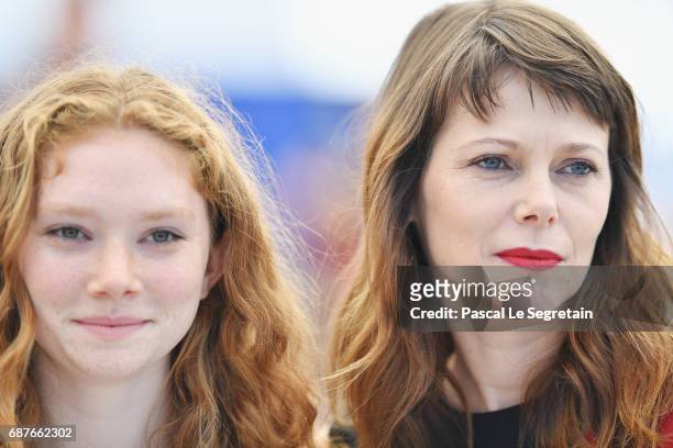 Actresses Charlotte Cetaire and Barbora Bobulova attend the "Dopo La Guerra - Apres La Guerre" photocall during the 70th annual Cannes Film Festival...
