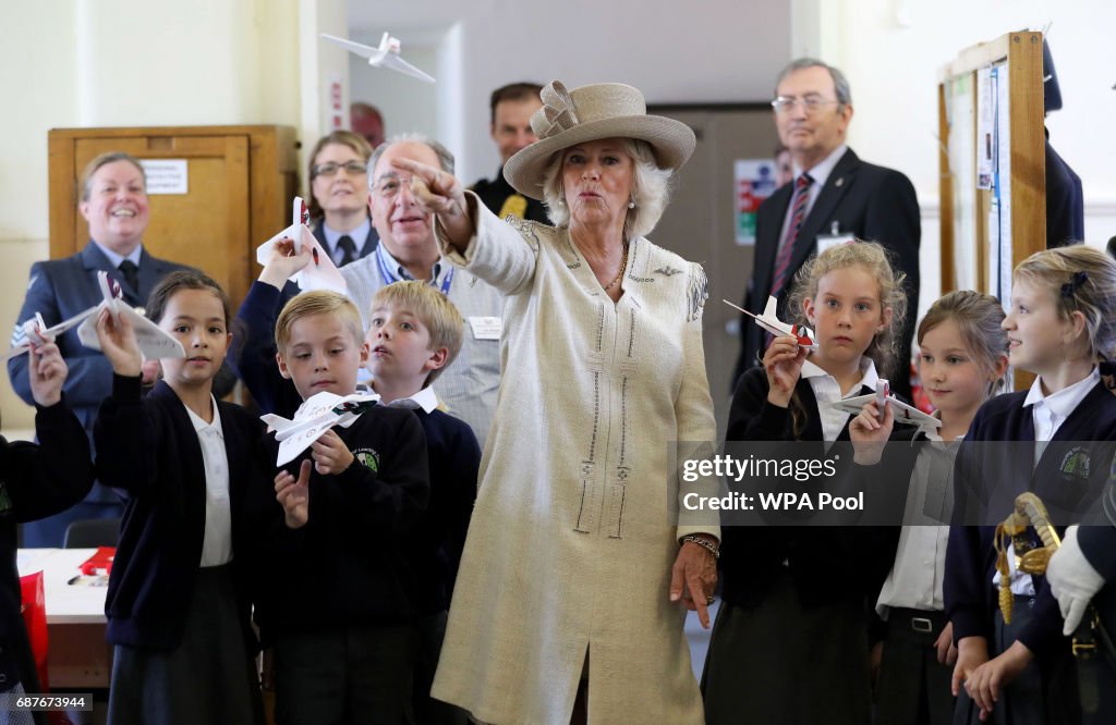 The Duchess Of Cornwall Visits RAF Halton