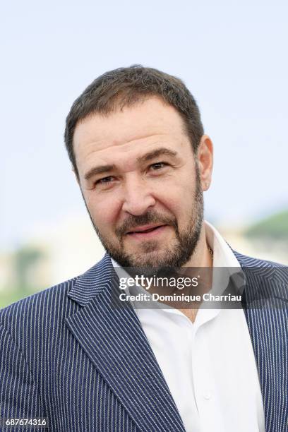 Artem Tsypin attends the "Tesnota - Une Vie A L'Etroit" photocall during the 70th annual Cannes Film Festival at Palais des Festivals on May 24, 2017...