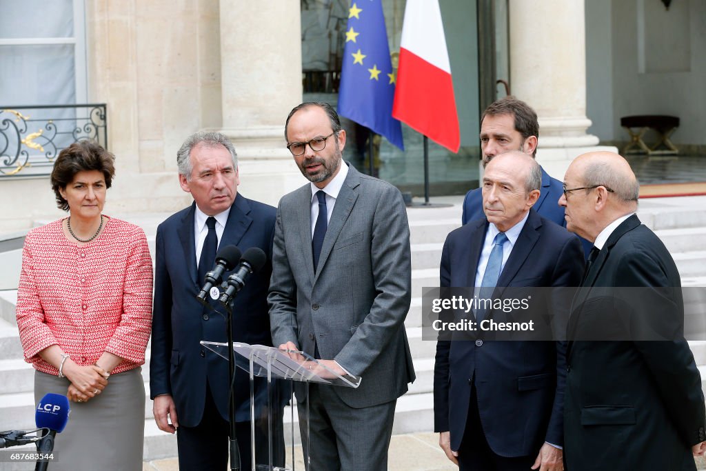 Weekly Meeting At Elysee Palace