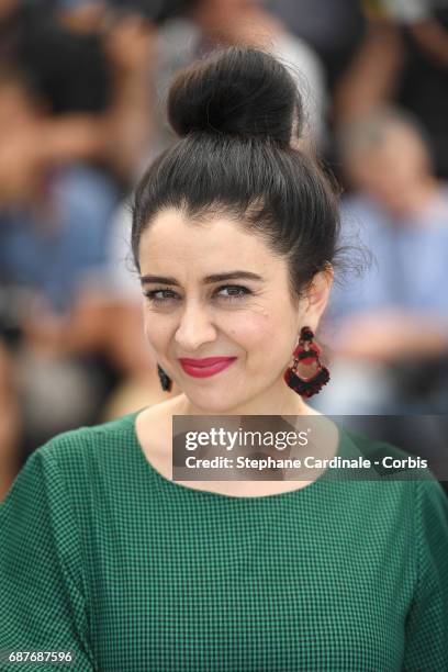 Erica Rivas attends the "La Cordillera - El Presidente" photocall during the 70th annual Cannes Film Festival at Palais des Festivals on May 24, 2017...