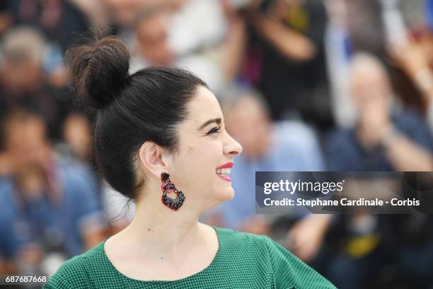 Erica Rivas attends the "La Cordillera - El Presidente" photocall during the 70th annual Cannes Film Festival at Palais des Festivals on May 24, 2017...