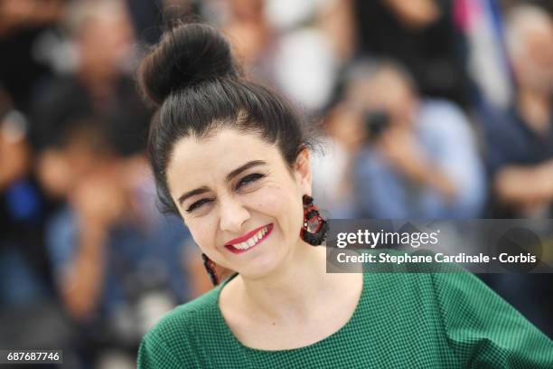 Erica Rivas attends the "La Cordillera - El Presidente" photocall during the 70th annual Cannes Film Festival at Palais des Festivals on May 24, 2017...