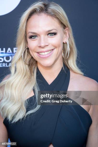 Sports Presenter Julie Stewart-Binks arrives at the Lifetime Hosts Fan Gala And Advance Screening For "Michael Jackson: Searching For Neverland" at...