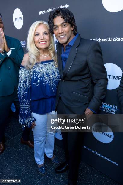 Executive Producer Suzanne De Passe and Actor Navi arrive at the Lifetime Hosts Fan Gala And Advance Screening For "Michael Jackson: Searching For...