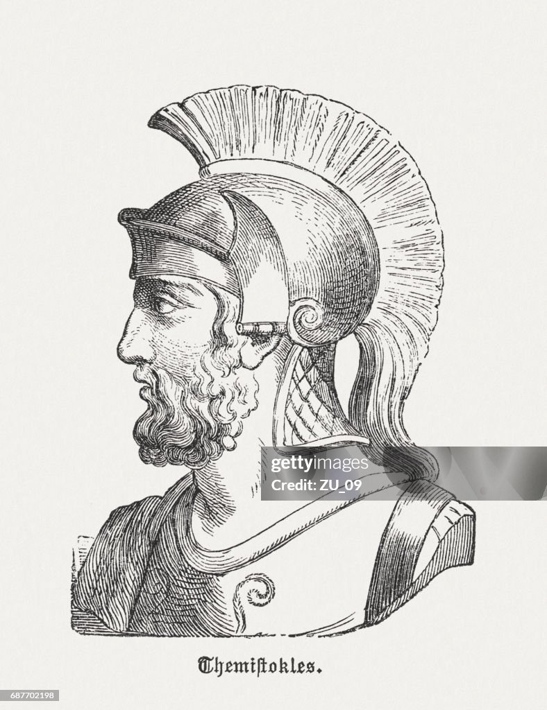 Themistocles (c.525-c.459 BC), Athenian statesman and military commander, published 1880
