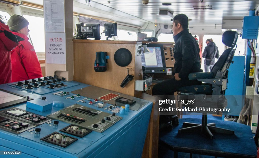 Antártida: Puente de la nave