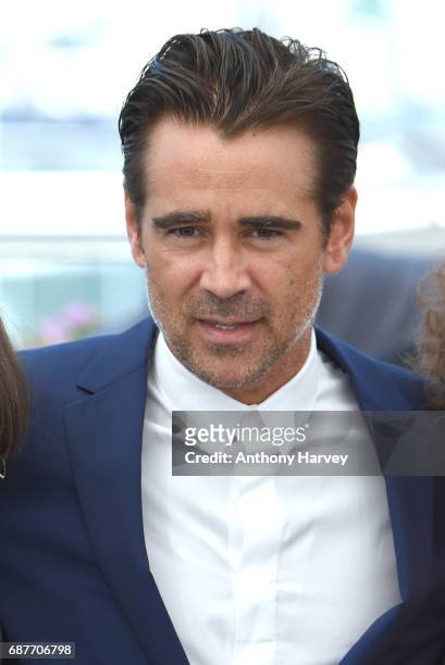 Colin Farrell attends the "The Beguiled" Photocall during the 70th annual Cannes Film Festival at Palais des Festivals on May 24, 2017 in Cannes,...