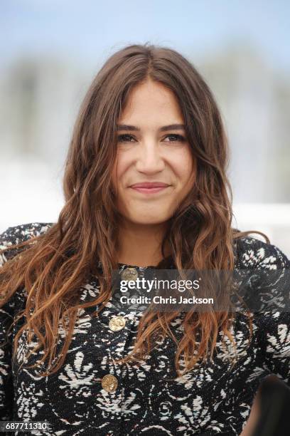 Izia Higelin attends the "Rodin" photocall during the 70th annual Cannes Film Festival at Palais des Festivals on May 24, 2017 in Cannes, France.