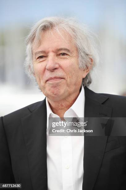 Director Jacques Doillon attends the "Rodin" photocall during the 70th annual Cannes Film Festival at Palais des Festivals on May 24, 2017 in Cannes,...