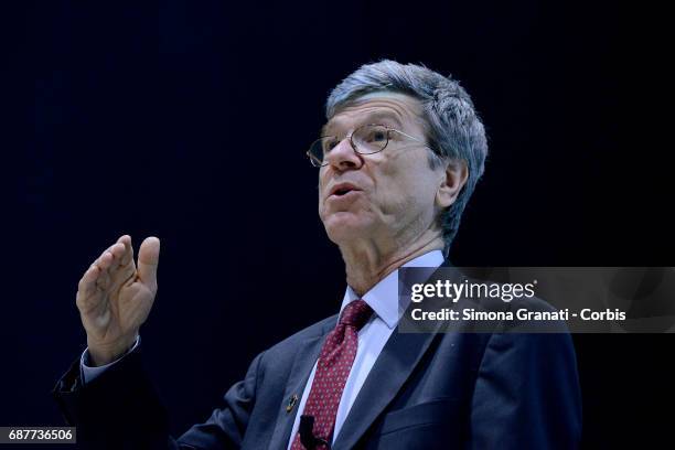 Director of The Earth Institute, Columbia University Jeffrey Sachs delivers a lecture on The 2030 Agenda for Sustainable Development at the PA Public...