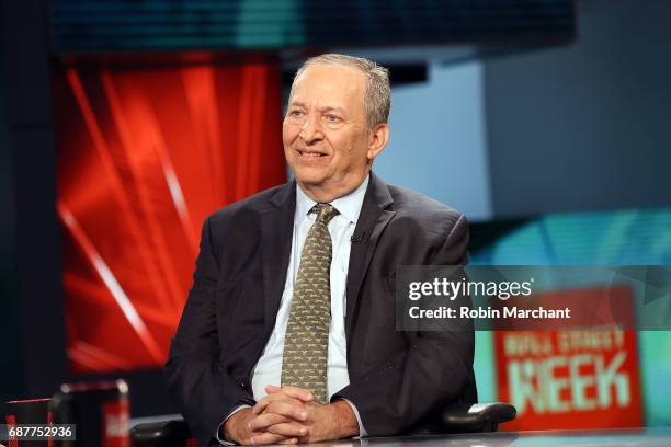 Former Treasury Secretary & White House Economic Advisor Larry Summers is interviewed by FOX Business' Maria Bartiromo at FOX Studios on May 24, 2017...