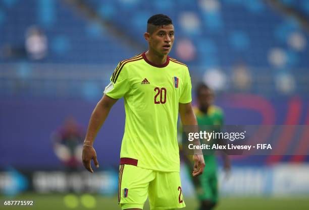 Ronald Hernandez of Venezuela during the FIFA U-20 World Cup Korea Republic 2017 group B match between Venezuela and Vanuatu at Daejeon World Cup...