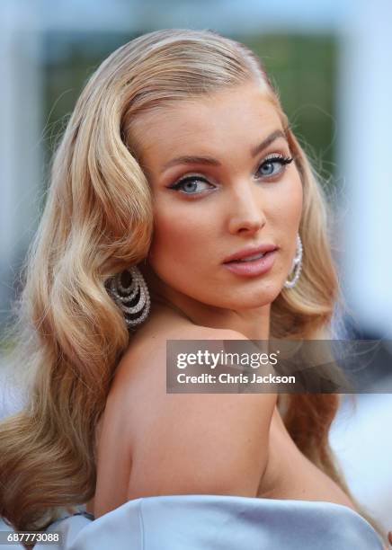 Elsa Hosk attends the "The Beguiled" screening during the 70th annual Cannes Film Festival at Palais des Festivals on May 24, 2017 in Cannes, France.