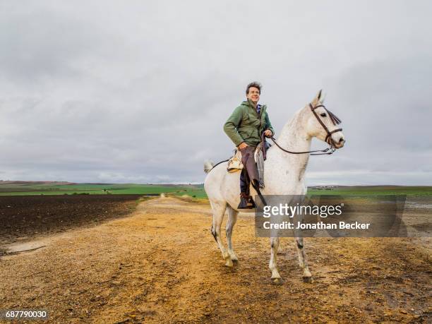 The Duke of Arjona, Cayetano Martinez de Irujo is photographed for Vanity Fair - Spain on November 21, 2016 at his estate Las Arroyuelas in Seville,...