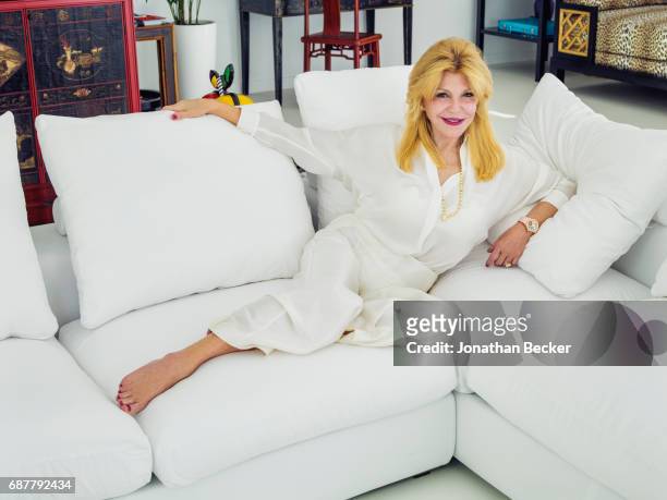 Baroness Carmen von Thyssen is photographed for Vanity Fair - Spain on January 19, 2017 at home in Escaldes-Engordany, Andorra.