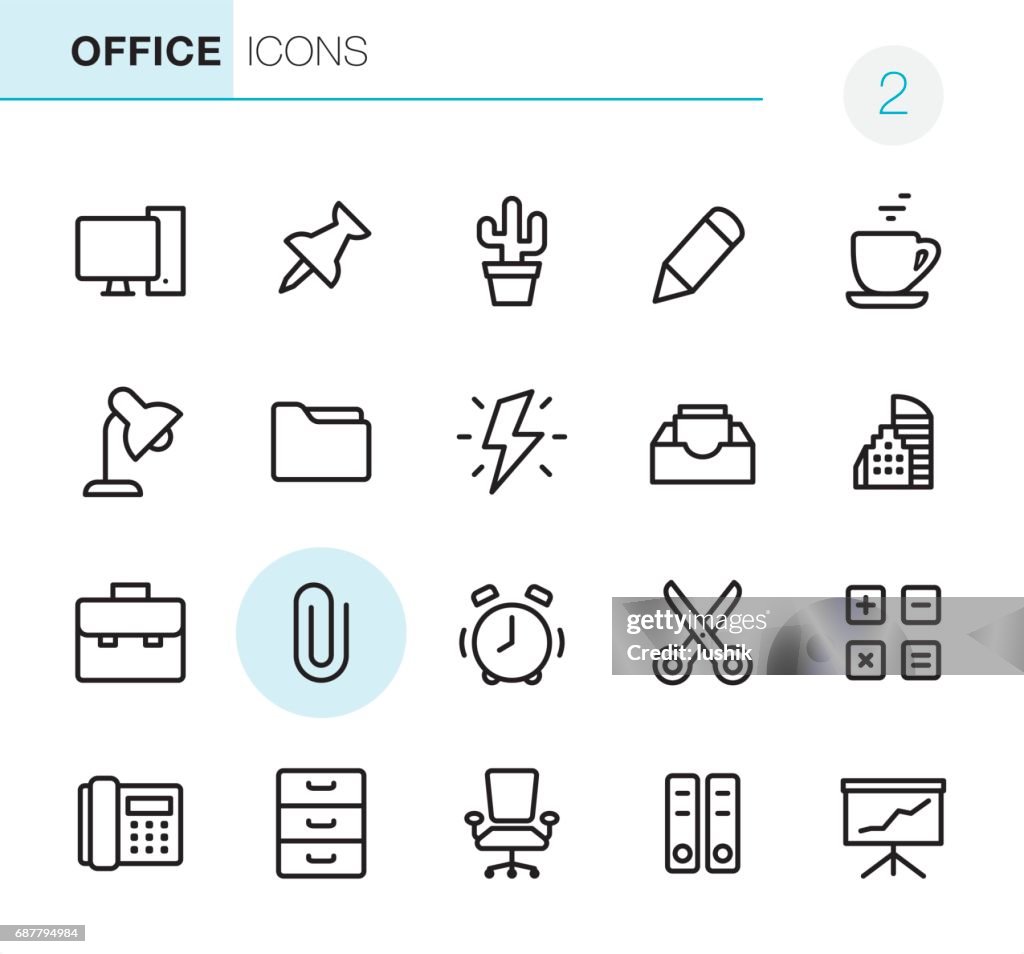 Office - Pixel Perfect icons