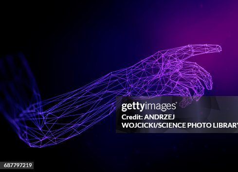 Computer Science Hand Computer Illustration Of Hand High-Res Vector Graphic - Getty Images