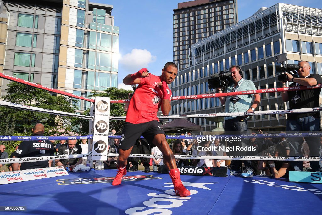 Kell Brook & Errol Spence Media Work Out